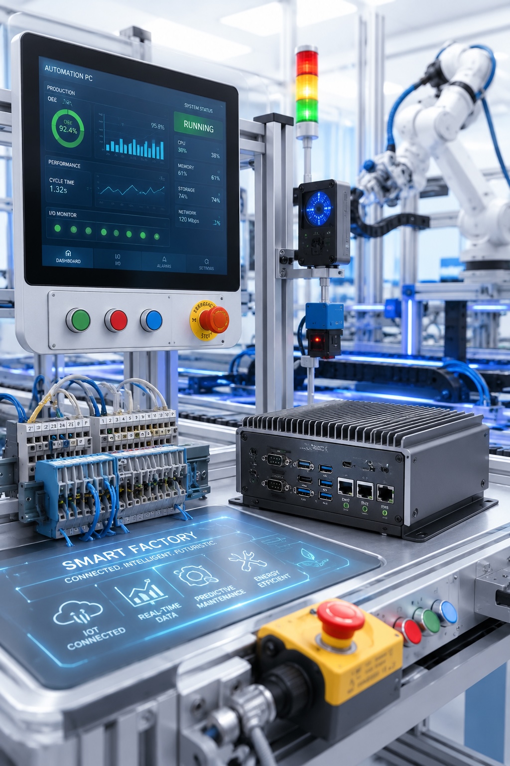 Abastecimiento de computadoras industriales y automatización
